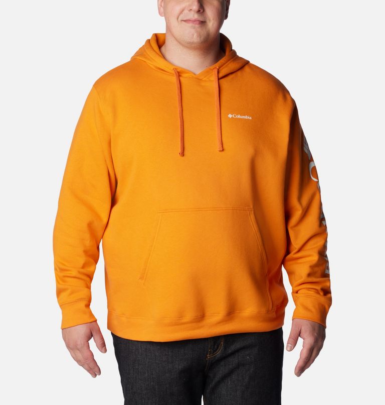 Men's Columbia Trek Hoodie - Big, Color: Bright Orange, CSC Sleeve Logo, image 1