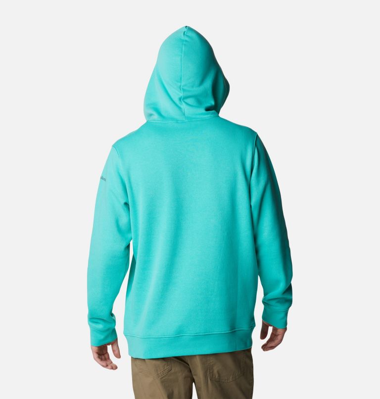 Men's Columbia Trek Hoodie - Tall, Color: Electric Turquoise, image 2