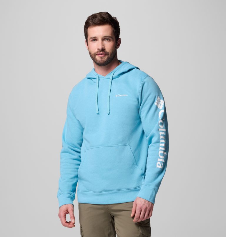 Men's Columbia Trek Hoodie - Tall, Color: Vintage Blue, CSC Sleeve Logo, image 1