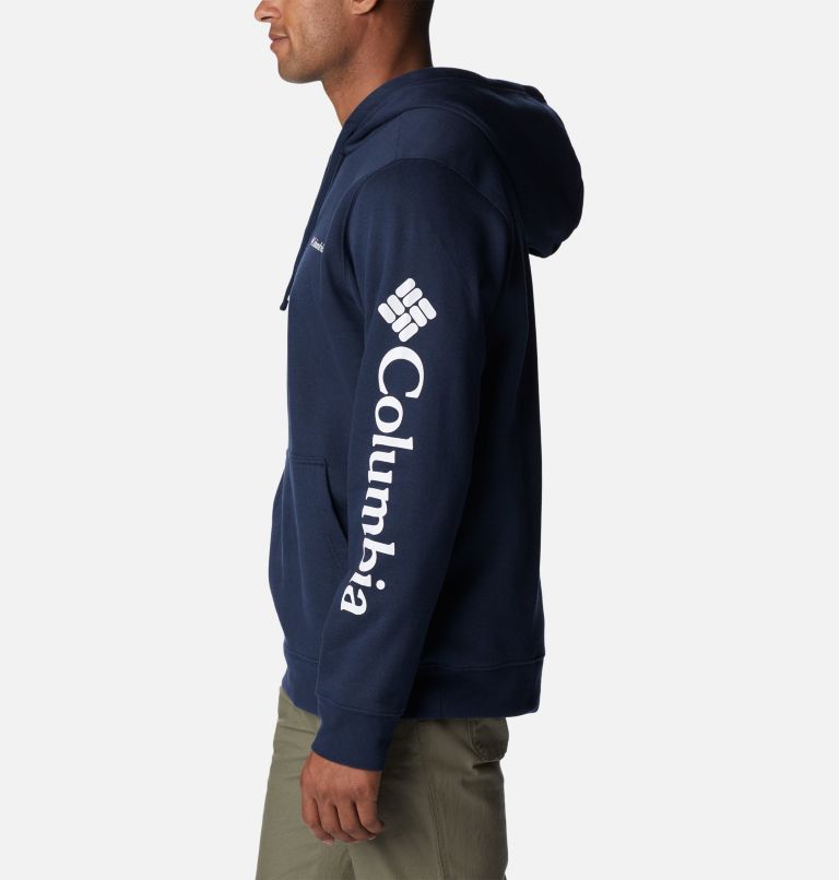 Men's Columbia Trek Hoodie - Tall, Color: Collegiate Navy, CSC Sleeve Logo, image 3