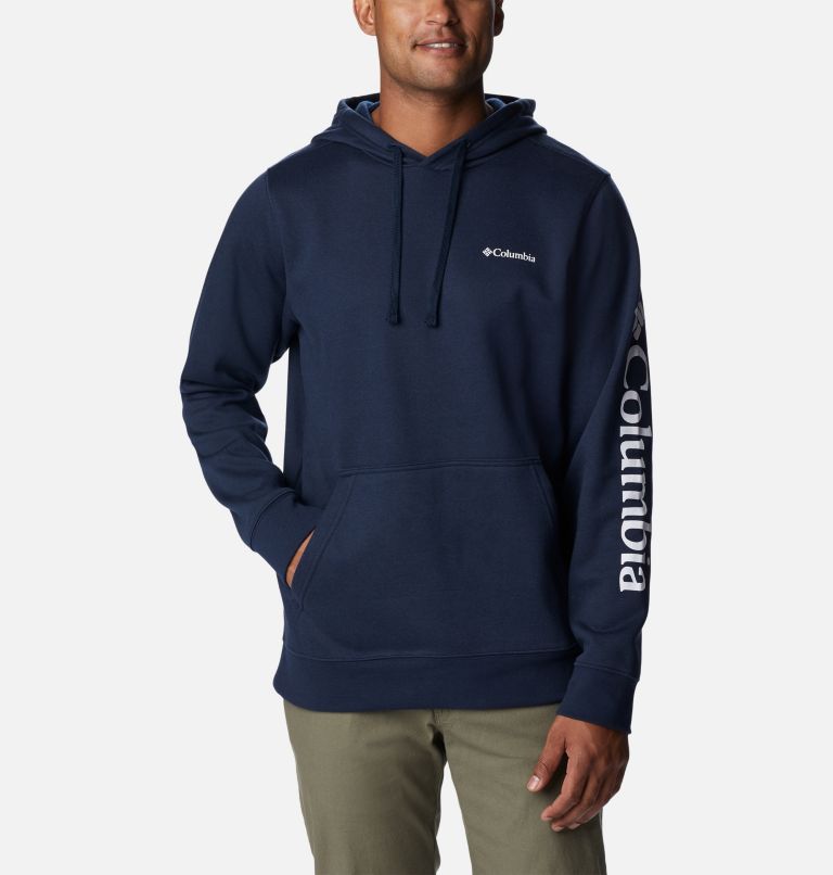 Men's Columbia Trek Hoodie - Tall, Color: Collegiate Navy, CSC Sleeve Logo, image 1