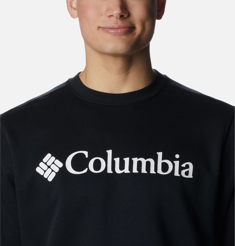 Thumbnail: Chandail à col rond Columbia Trek Homme, Color: Black, CSC Branded Logo, image 4