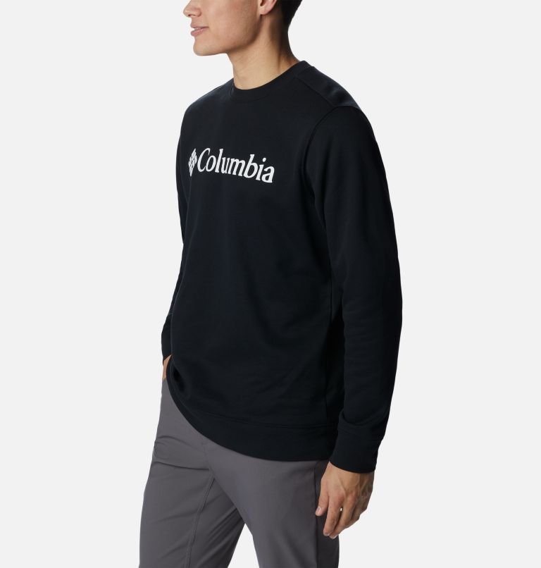Men's Columbia Trek Crew Sweatshirt, Color: Black, CSC Branded Logo, image 5