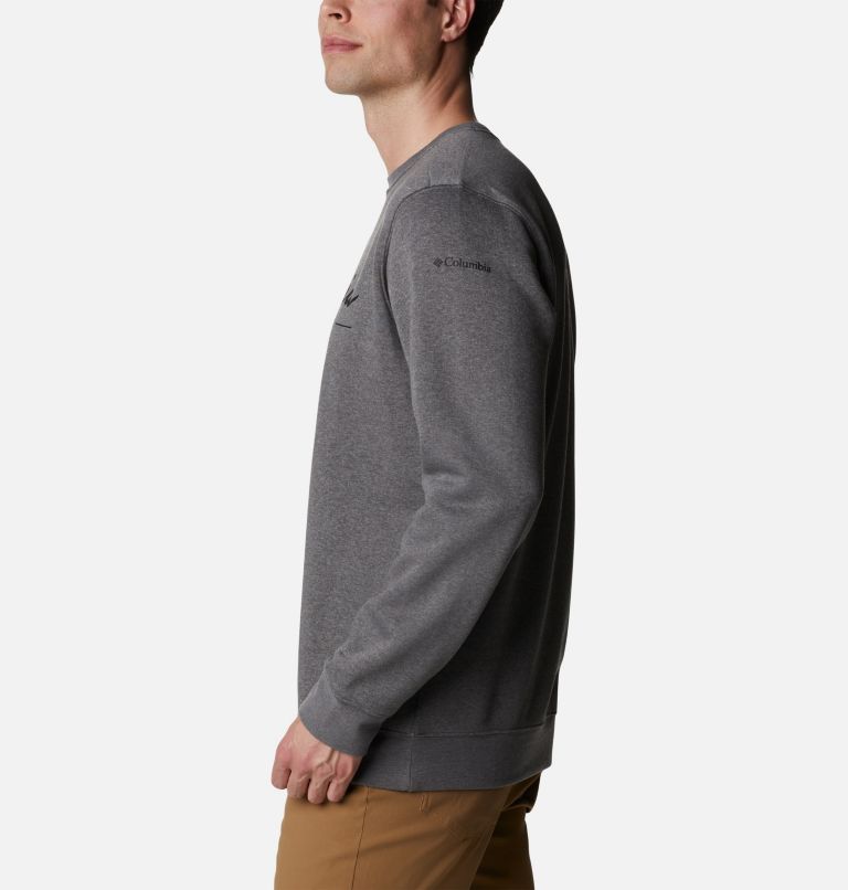 Chandail à col rond Columbia Trek Homme, Color: Charcoal Heather, image 3