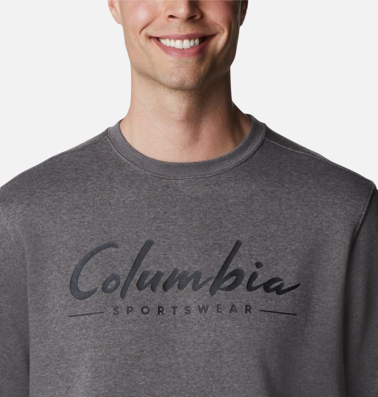 Chandail à col rond Columbia Trek Homme, Color: Charcoal Heather, image 4