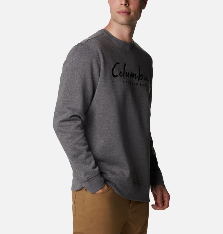 Chandail à col rond Columbia Trek Homme, Color: Charcoal Heather, image 5