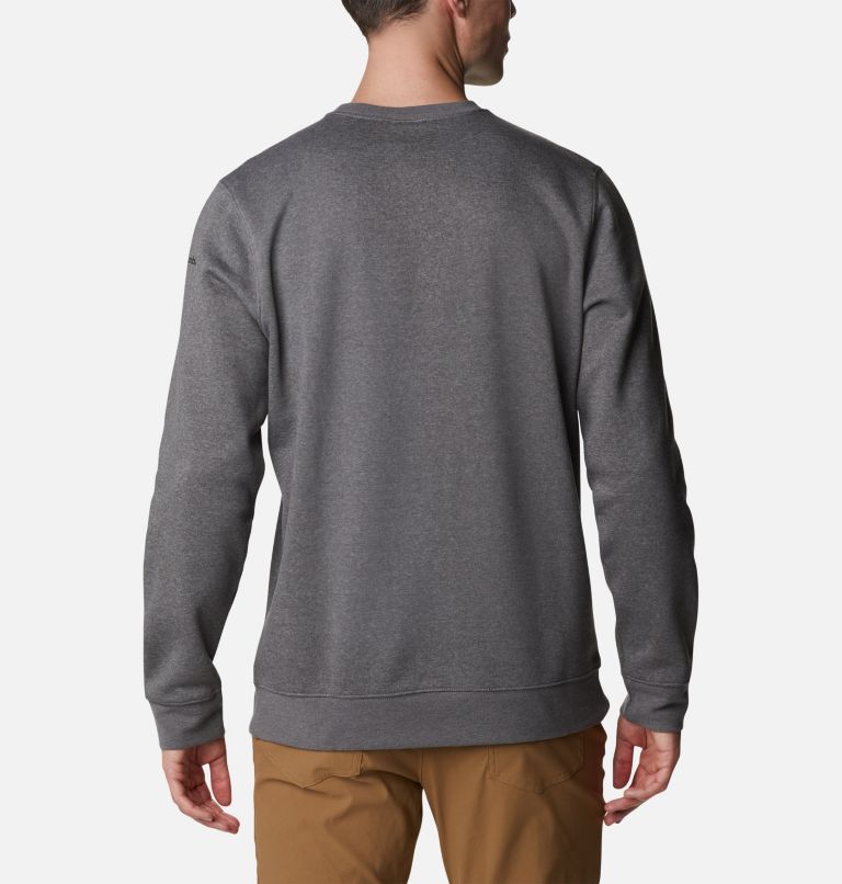 Chandail à col rond Columbia Trek Homme, Color: Charcoal Heather, image 2
