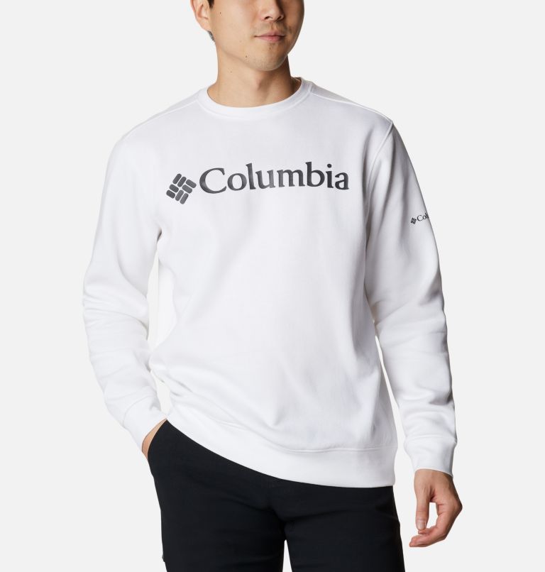 Chandail à col rond Columbia Trek Homme, Color: White, Shark