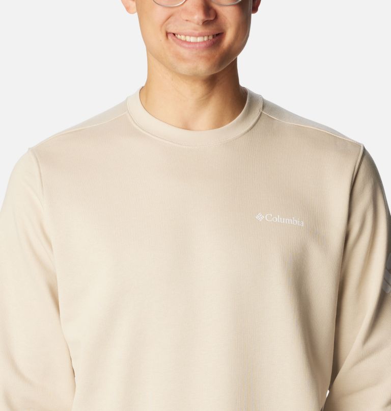 Men's Columbia Trek Crew Sweatshirt, Color: Dark Stone, CSC Sleeve Logo, image 4