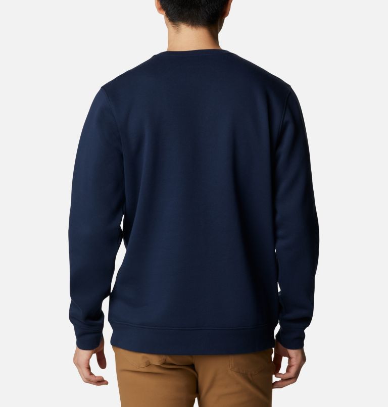 Men's Columbia Trek Crew Sweatshirt, Color: Collegiate Navy, CSC Branded Logo, image 2