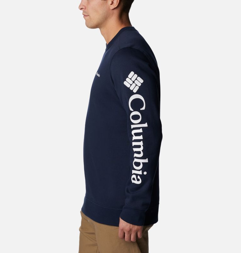 Chandail à col rond Columbia Trek Homme, Color: Collegiate Navy, CSC Sleeve Logo, image 3