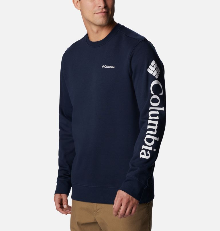 Chandail à col rond Columbia Trek Homme, Color: Collegiate Navy, CSC Sleeve Logo, image 5