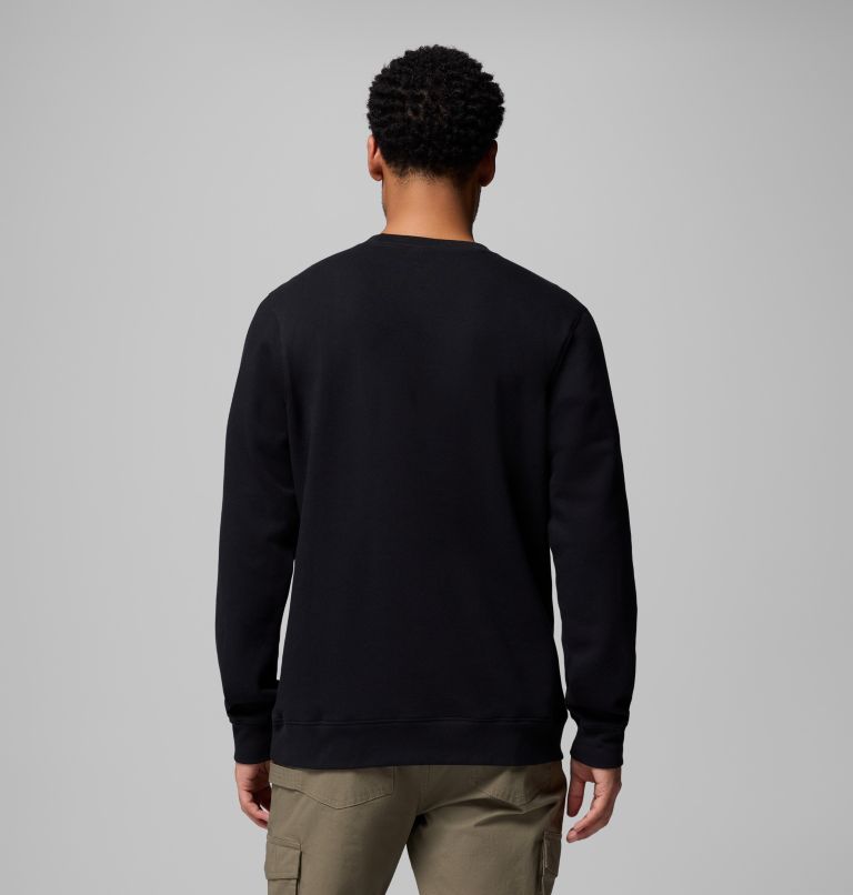 Sudadera de cuello redondo Trek para hombre, Color: Black, Boxy Brand, image 3