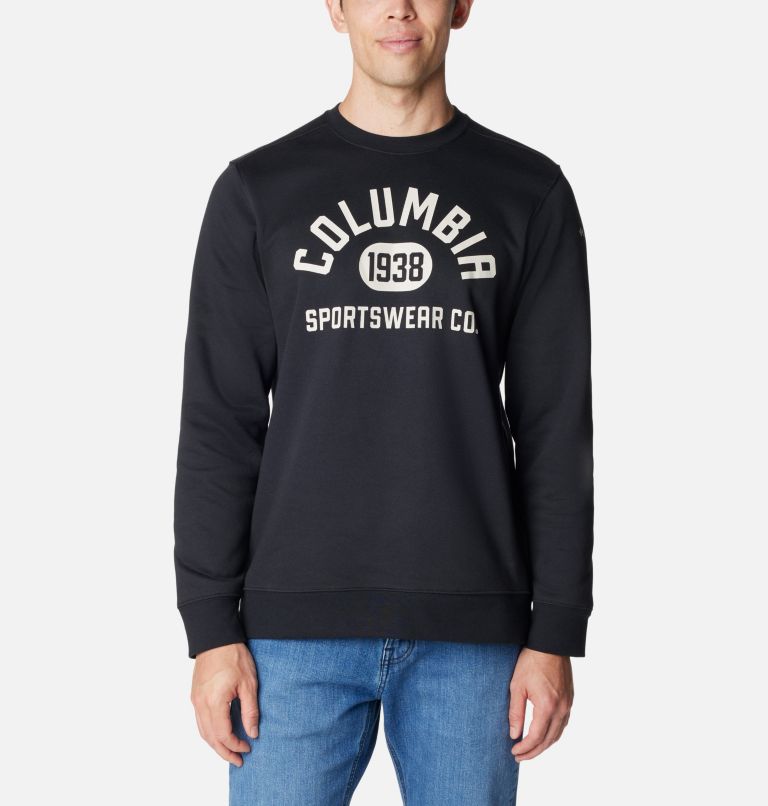 Mens Casual Crew Neck Graphic Sweatshirt