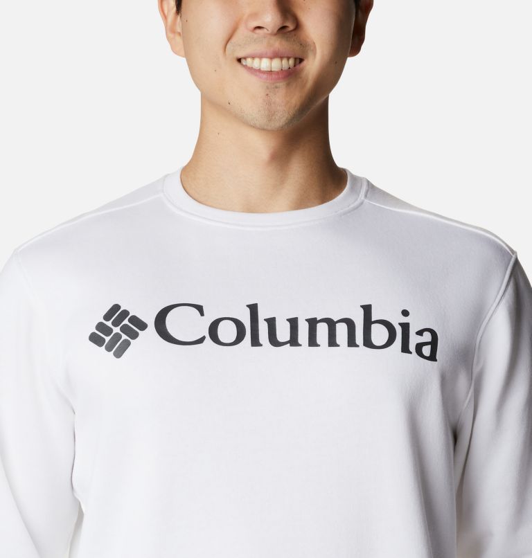 Men’s Trek Crew Sweatshirt, Color: White, Shark