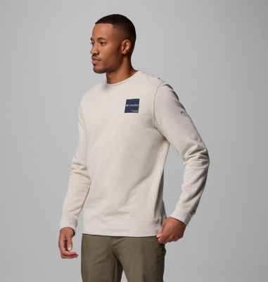 Men’s Trek Crew Sweatshirt, Color: Dark Stone, Boxy Brand, image 8