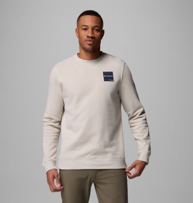 Men’s Trek Crew Sweatshirt, Color: Dark Stone, Boxy Brand, image 5