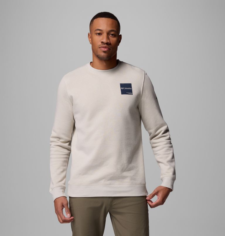 Sudadera de cuello redondo Trek para hombre, Color: Dark Stone, Boxy Brand, image 1