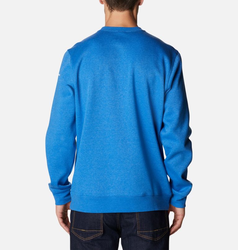 Columbia Trek Crew | 434 | L, Color: Brt Indigo Heather, CSC Stacked Logo, image 2