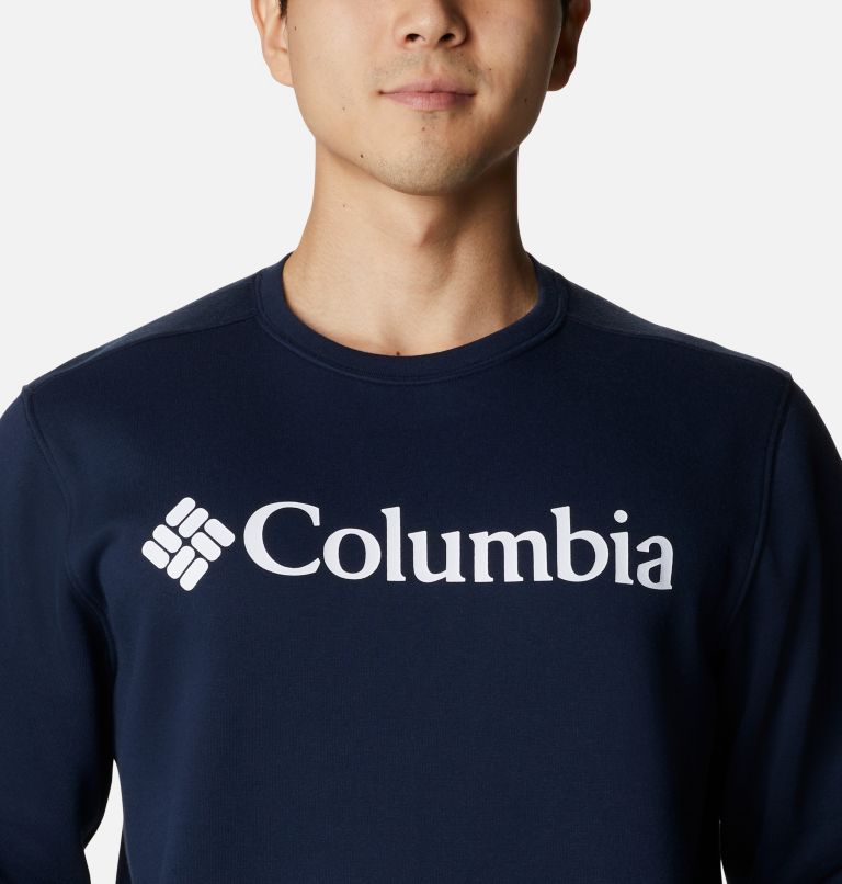 Men’s Trek Crew Sweatshirt, Color: Collegiate Navy, CSC Branded Logo