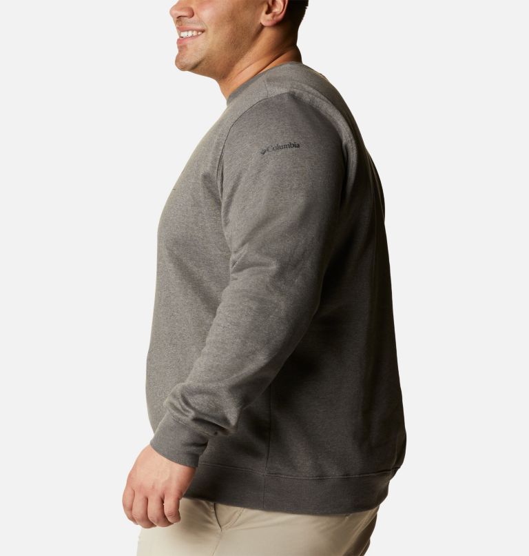 Chandail à col rond Columbia Trek Homme - Tailles fortes, Color: Charcoal Heather, image 3