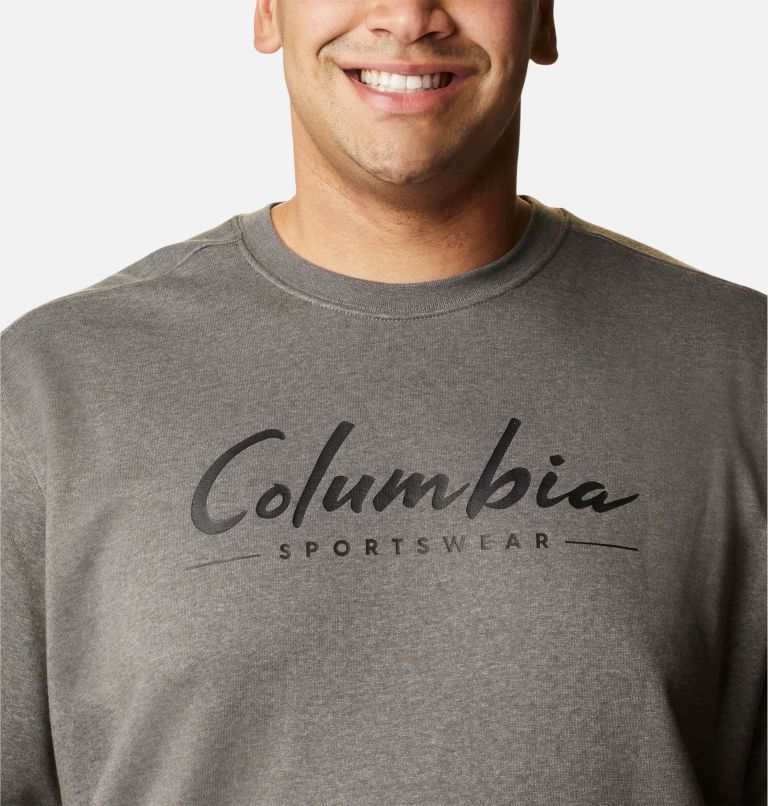 Chandail à col rond Columbia Trek Homme - Tailles fortes, Color: Charcoal Heather, image 4