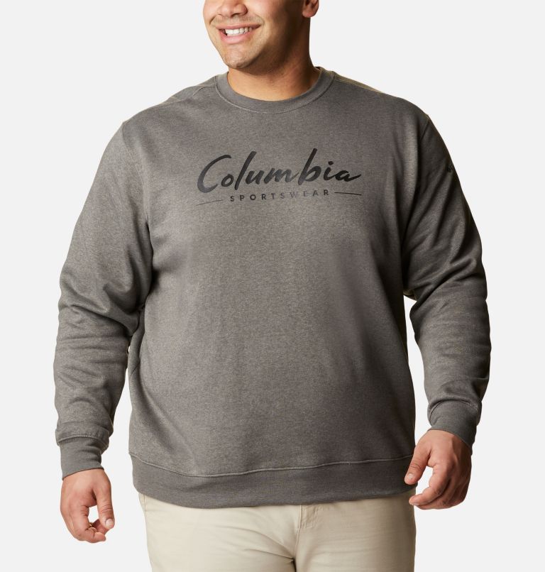 Chandail à col rond Columbia Trek Homme - Tailles fortes, Color: Charcoal Heather, image 5