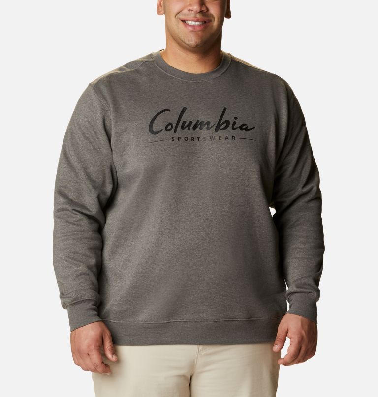Chandail à col rond Columbia Trek Homme - Tailles fortes, Color: Charcoal Heather, image 1