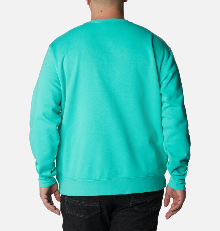 Men's Columbia Trek Crew Sweatshirt - Big, Color: Electric Turquoise