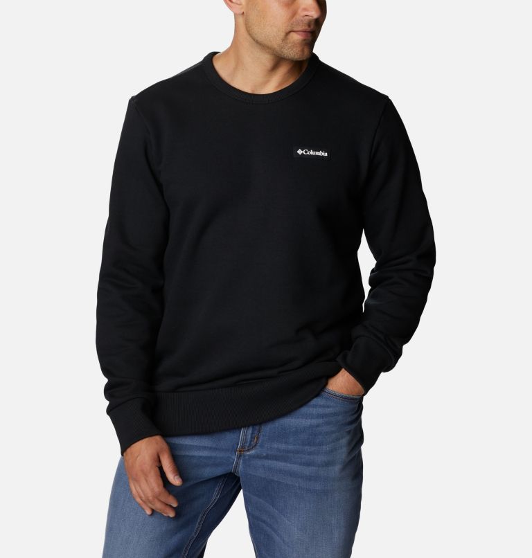 Men's Lodge Heavyweight Crew Sweatshirt, Color: Black, image 5