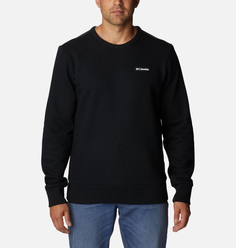 Men's Lodge Heavyweight Crew Sweatshirt, Color: Black, image 1