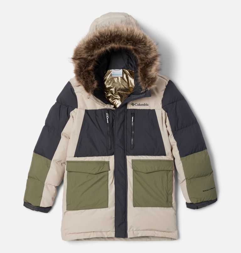 Columbia Boys' Marquam Peak Fusion Insulated Parka - Xxs - Tan