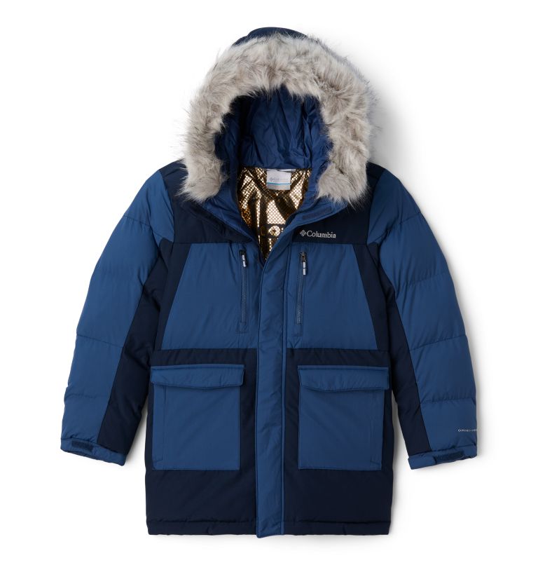 Parka Marquam Peak Fusion pour garçon, Color: Collegiate Navy, Night Tide, image 1