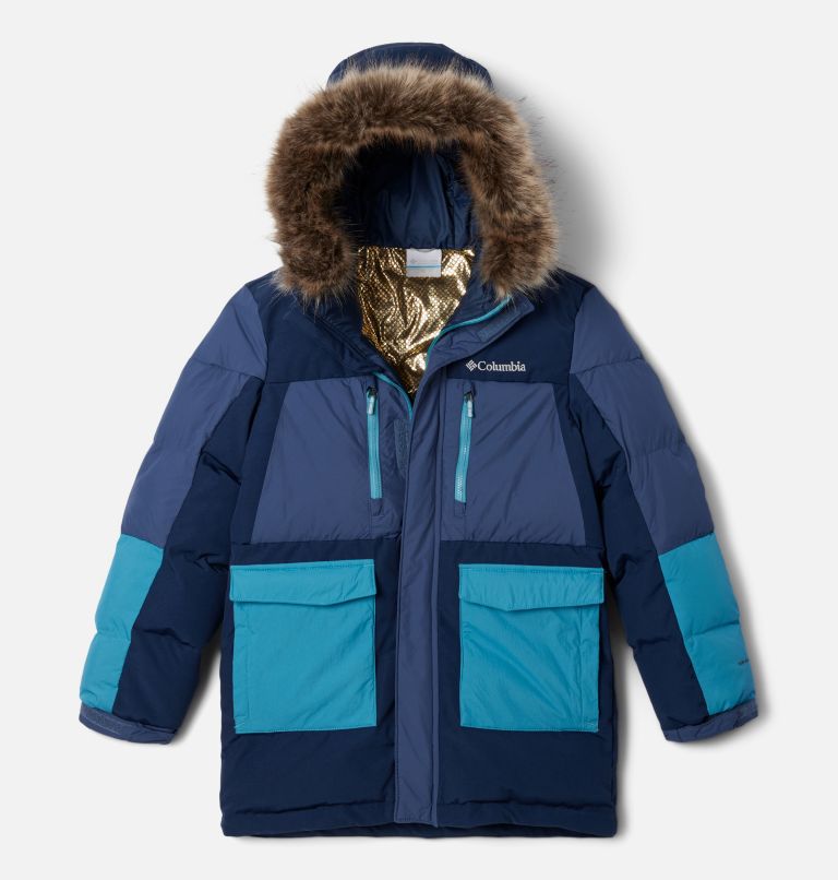 Boys fur store parka