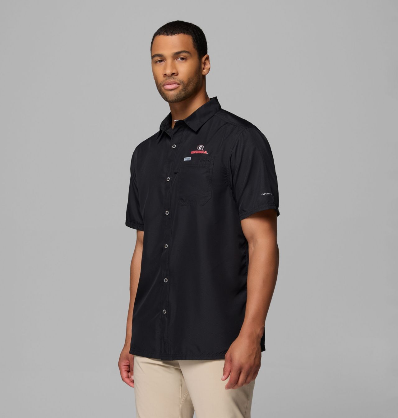 Men's Collegiate PFG Slack Tide™ Camp Shirt - Georgia 4