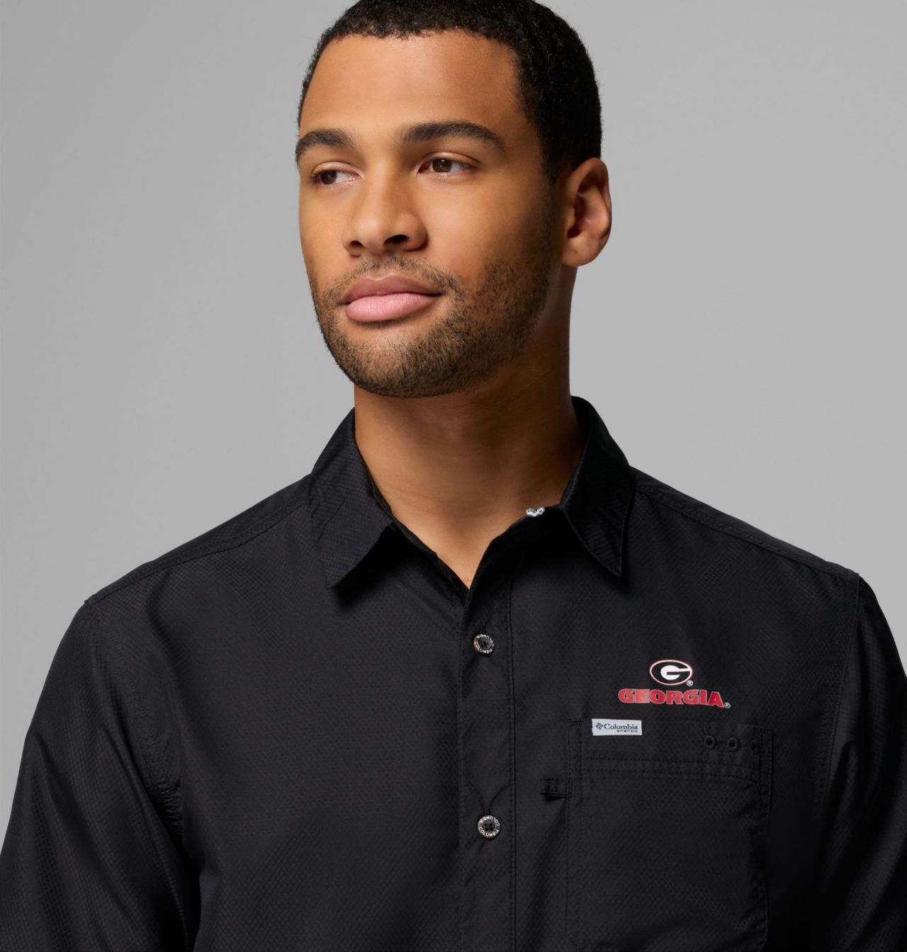 Men's Collegiate PFG Slack Tide™ Camp Shirt - Georgia 5