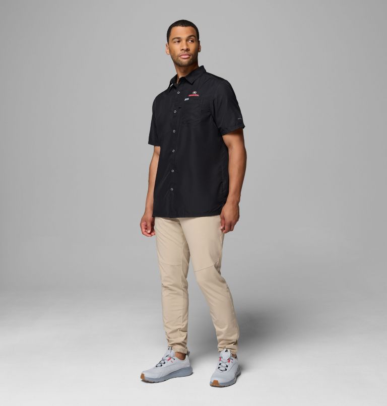 CLG Slack Tide Camp Shirt | 010 | S, Color: UGA - Black, image 2
