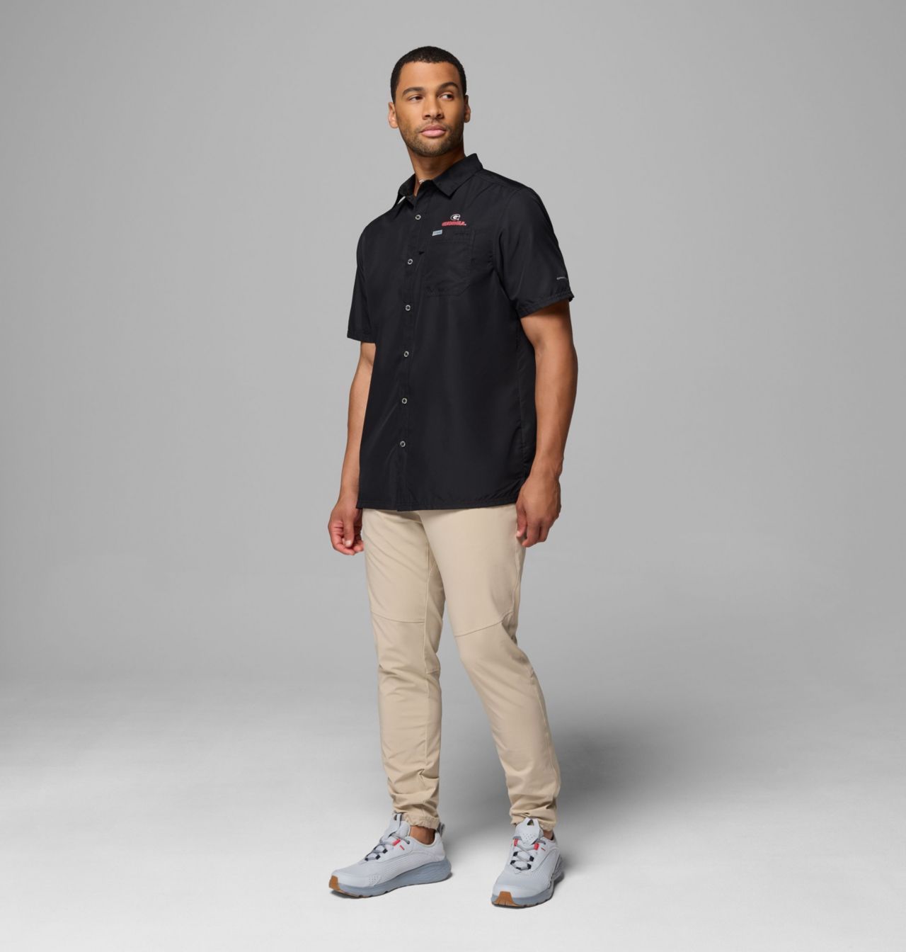 Men's Collegiate PFG Slack Tide™ Camp Shirt - Georgia 2