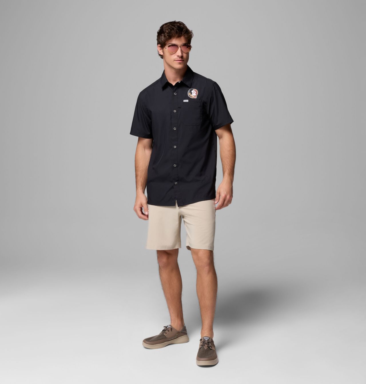 Men's Collegiate PFG Slack Tide™ Camp Shirt - Florida State 2