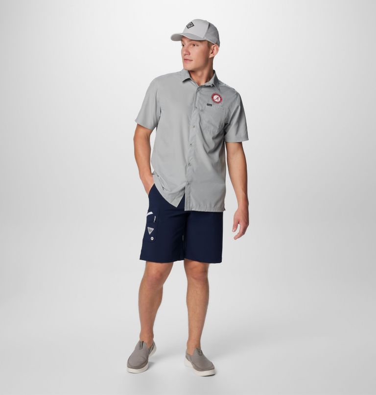 CLG Slack Tide Camp Shirt | 028 | L, Color: ALA - Columbia Grey, image 3
