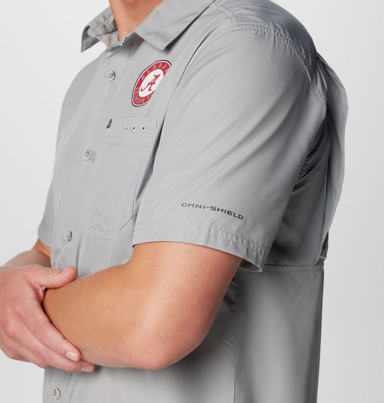CLG Slack Tide Camp Shirt | 028 | L, Color: ALA - Columbia Grey, image 8