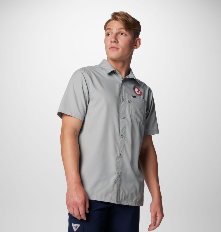 CLG Slack Tide Camp Shirt | 028 | L, Color: ALA - Columbia Grey, image 9