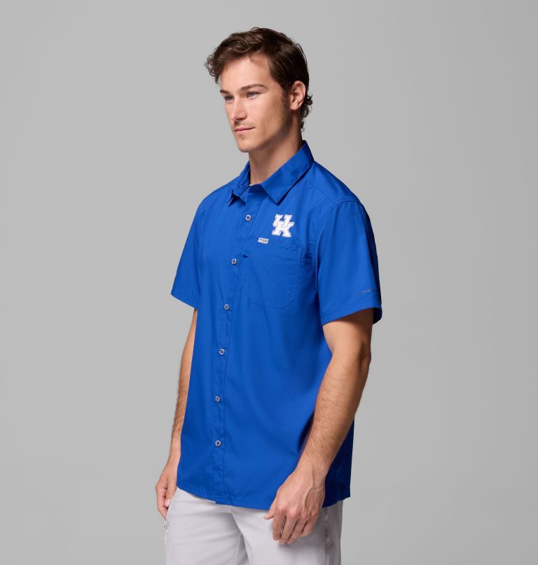 CLG Slack Tide Camp Shirt - Kentucky, Color: UK - Azul, image 4