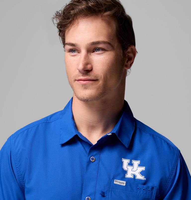 CLG Slack Tide Camp Shirt - Kentucky, Color: UK - Azul, image 5
