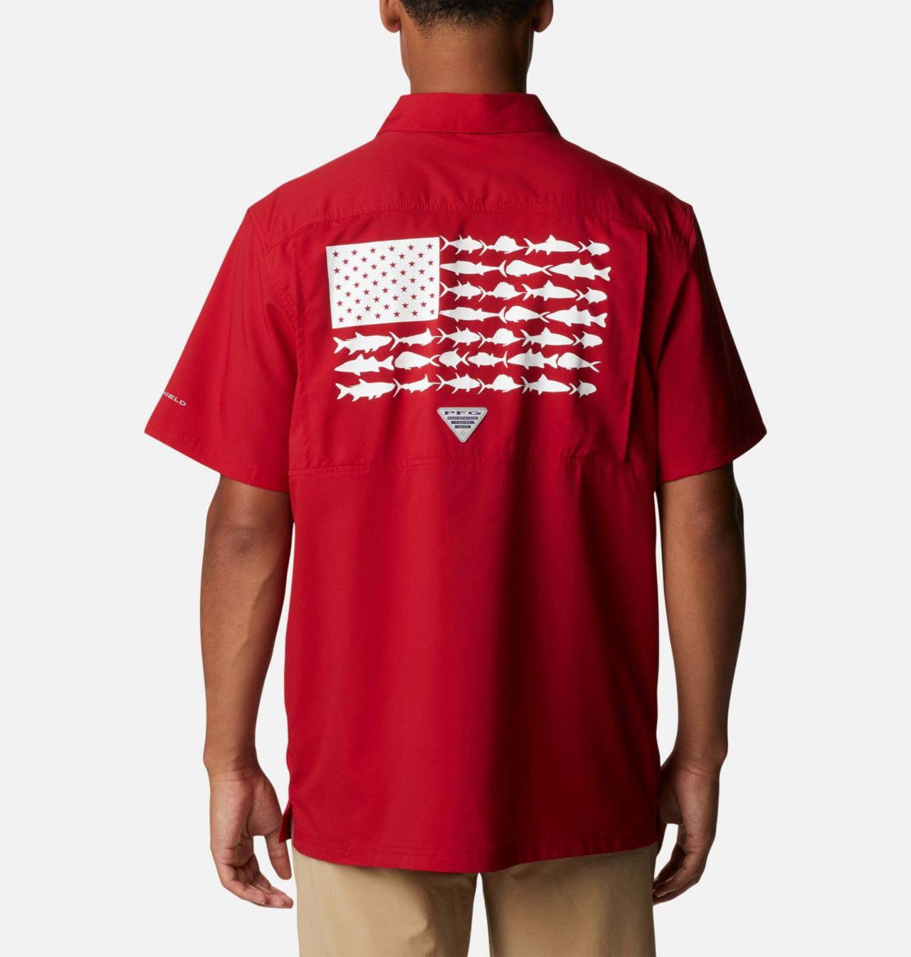 Men's Collegiate PFG Slack Tide™ Camp Shirt - Arkansas 2