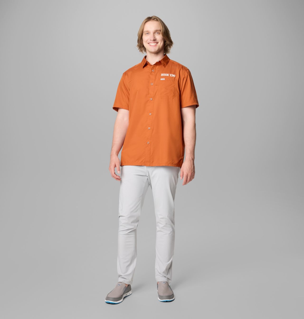 Men's Collegiate PFG Slack Tide™ Camp Shirt - Texas 3