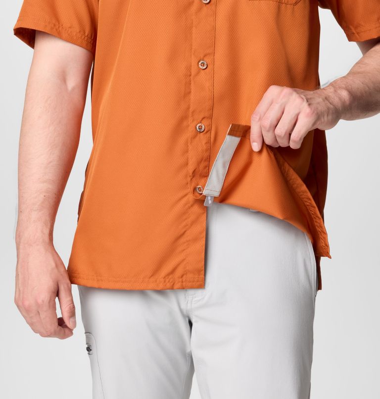 Men's Collegiate PFG Slack Tide Camp Shirt - Texas, Color: TEX - Cedar, image 7