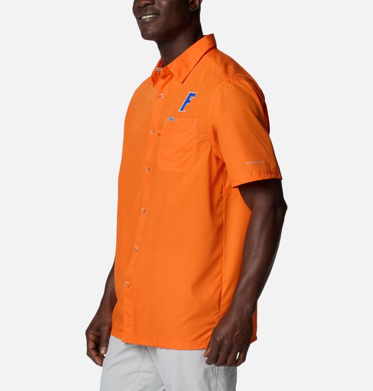 CLG Slack Tide Camp Shirt | 833 | XXL, Color: FLA - Spark Orange, image 3