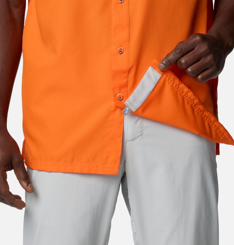CLG Slack Tide Camp Shirt | 833 | XXL, Color: FLA - Spark Orange, image 6