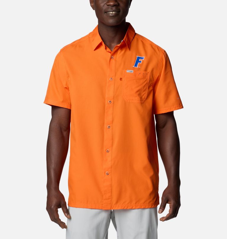 CLG Slack Tide Camp Shirt | 833 | XXL, Color: FLA - Spark Orange, image 1